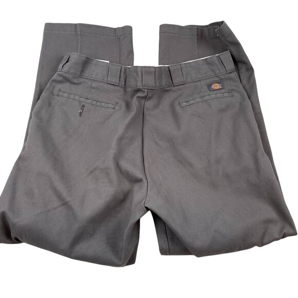 Dickies Men's Work Pants 38x30 Flex Work Gray Cotton Blend for Work or Skate - Picture 1 of 7